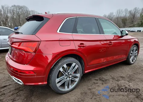 2018 Audi Sq5 Prestige из США, поврежденный, VIN WA1C4AFY8J2050651
